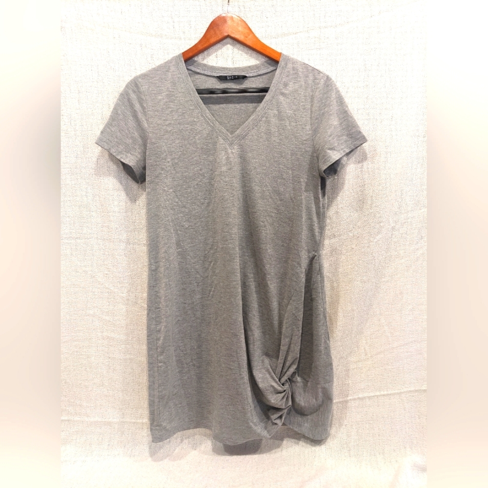 Grey T-shirt Dress